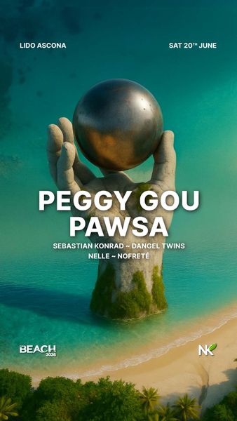 THE BEACH 2026 - PAWSA & PEGGY GOU